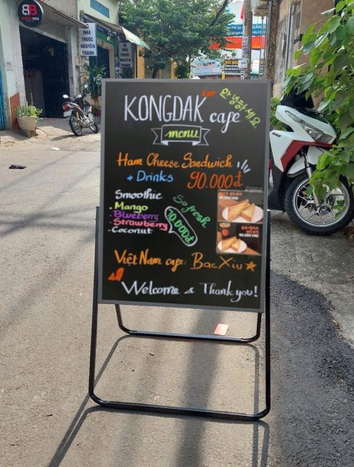 bảng menu gỗ 60x80cm