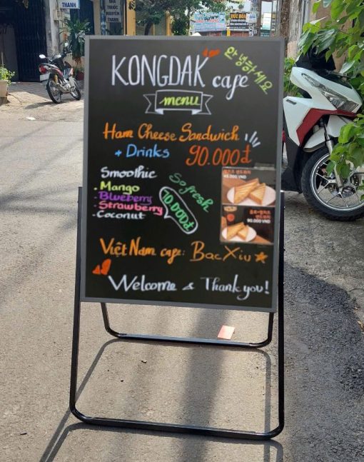 bảng menu gỗ 70x90cm