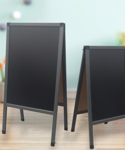 Bảng Menu 2 mặt khung nhôm tĩnh điện 50x90cm