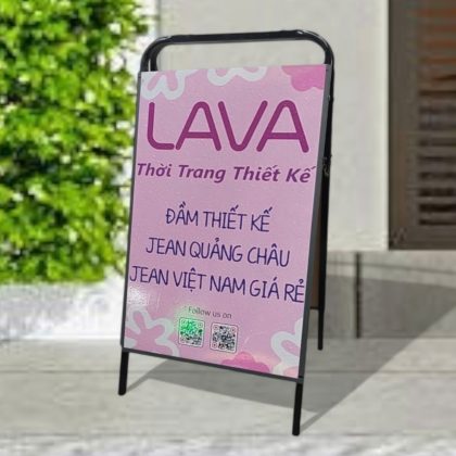 Khung sắt Standee thay đổi nội dung